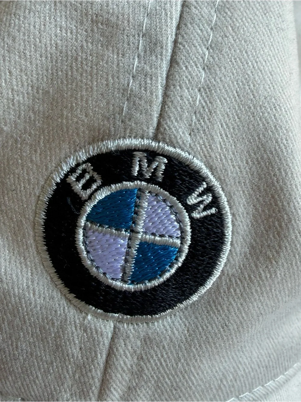 BMW cream baseball